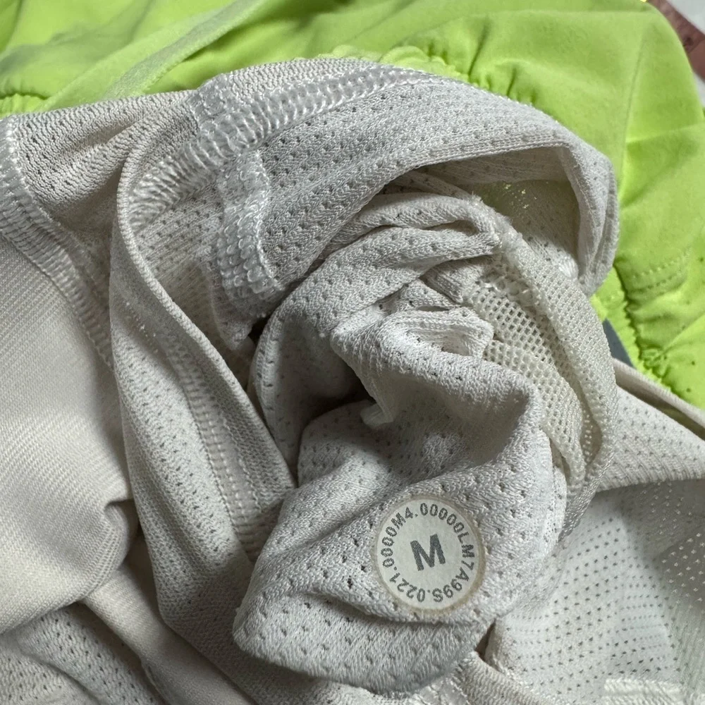Lululemon Men’s Shorts Athletic Lined Lime Green